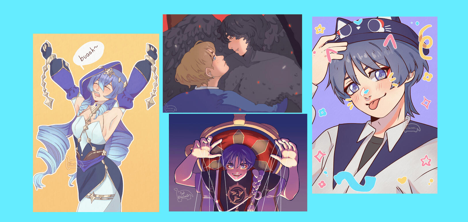 anime halfbody example